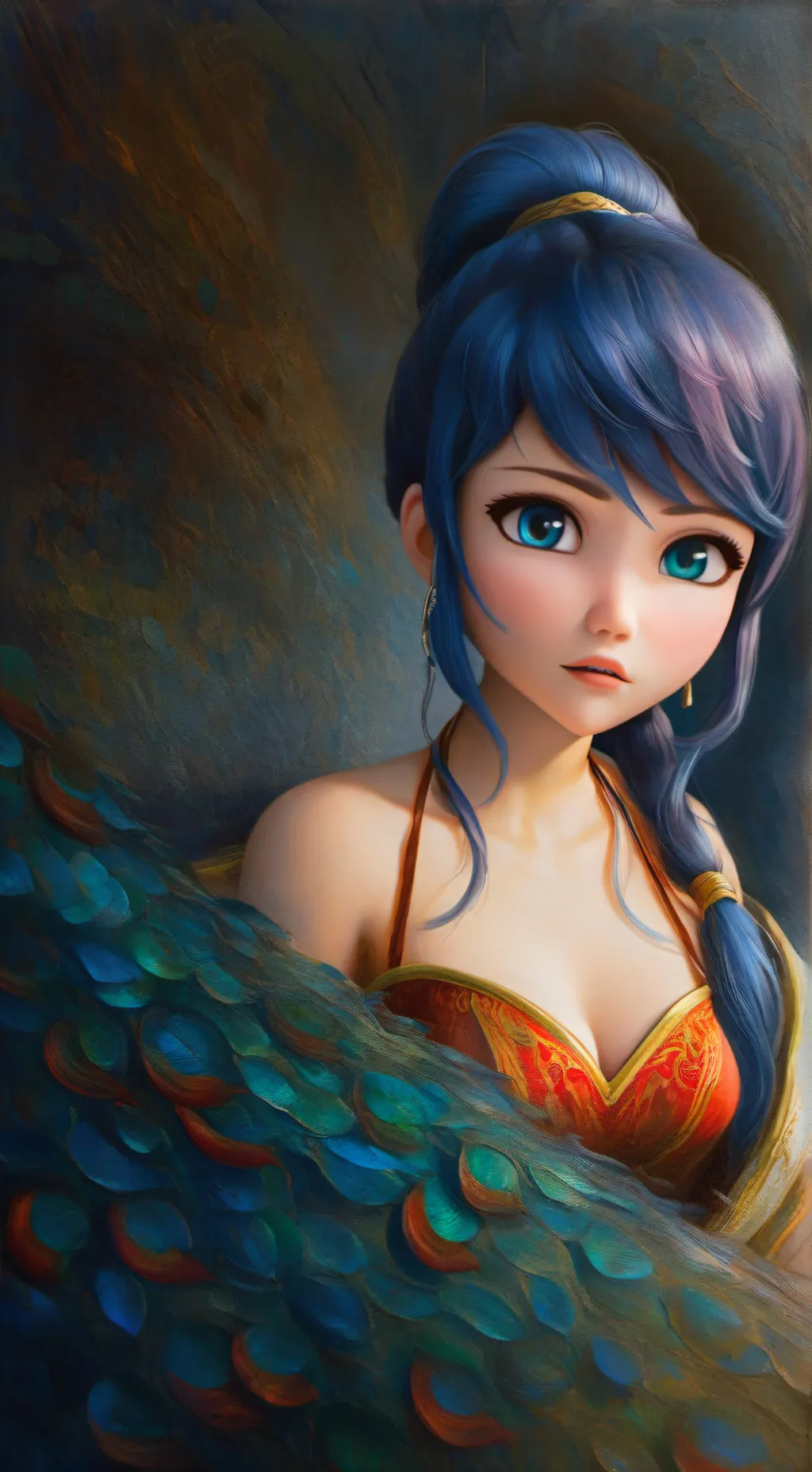 ai character: Маринет 🐞 background