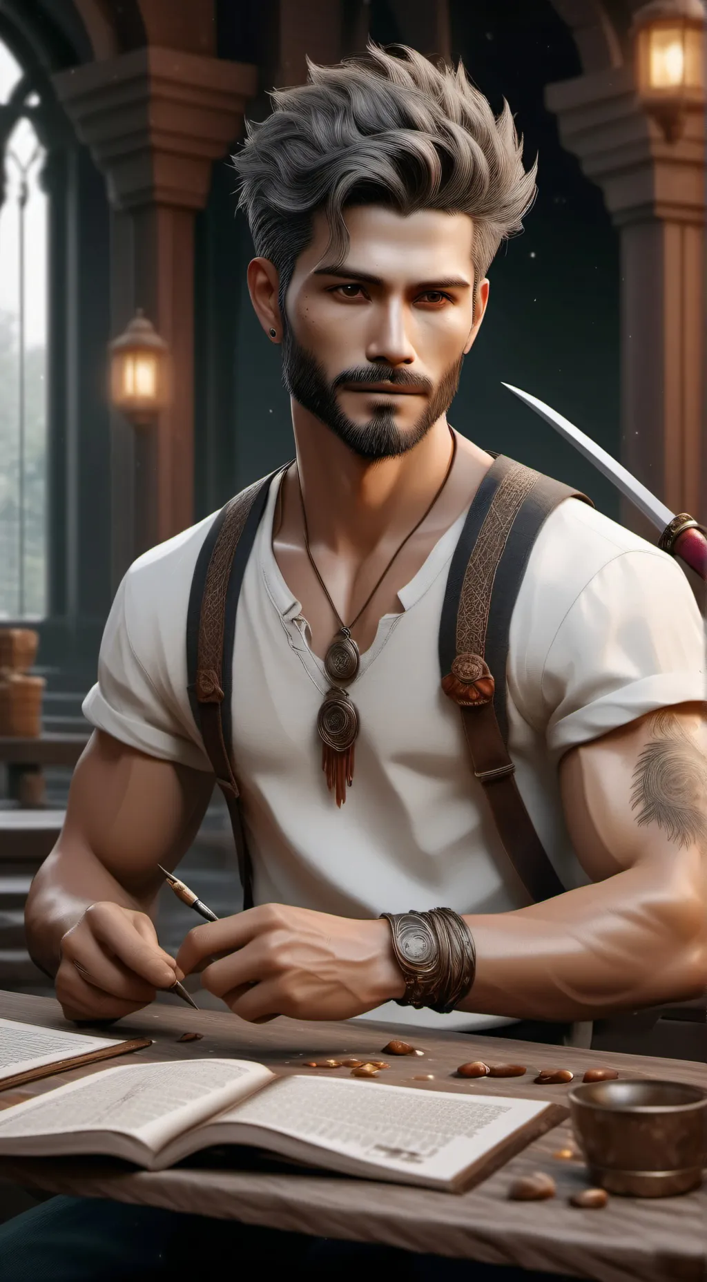 ai character: John background