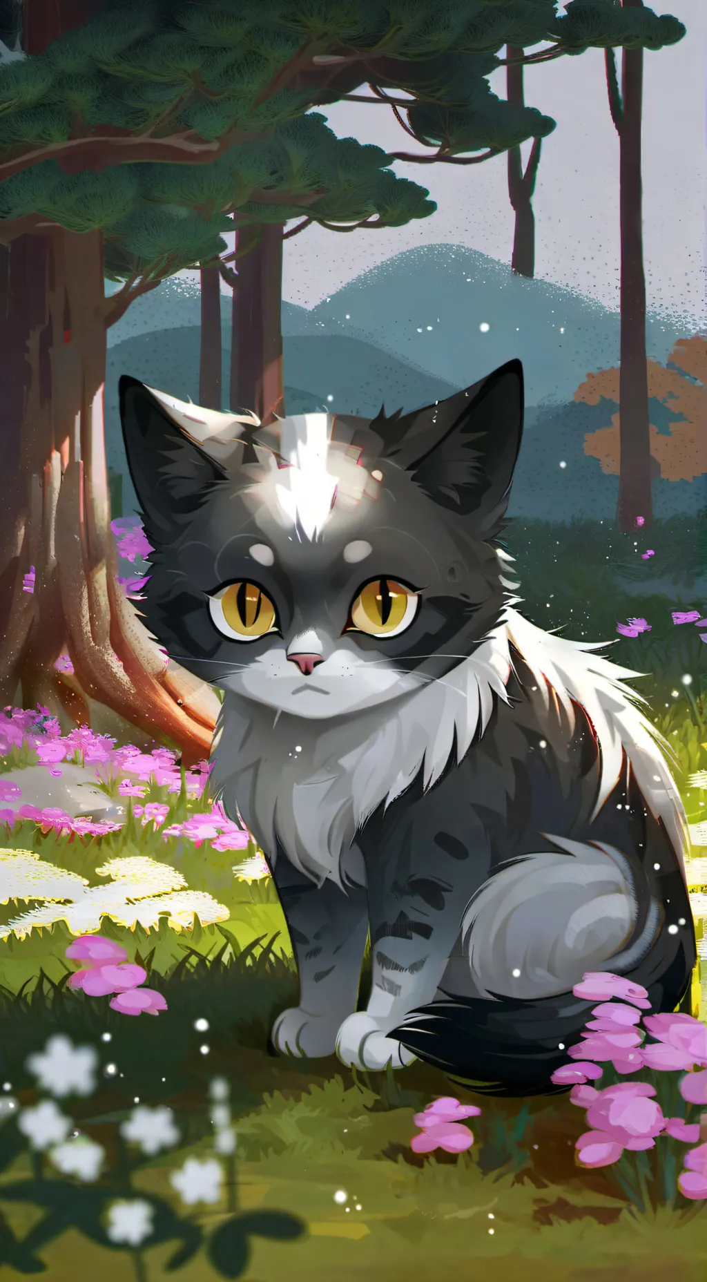 ai character: gray  background