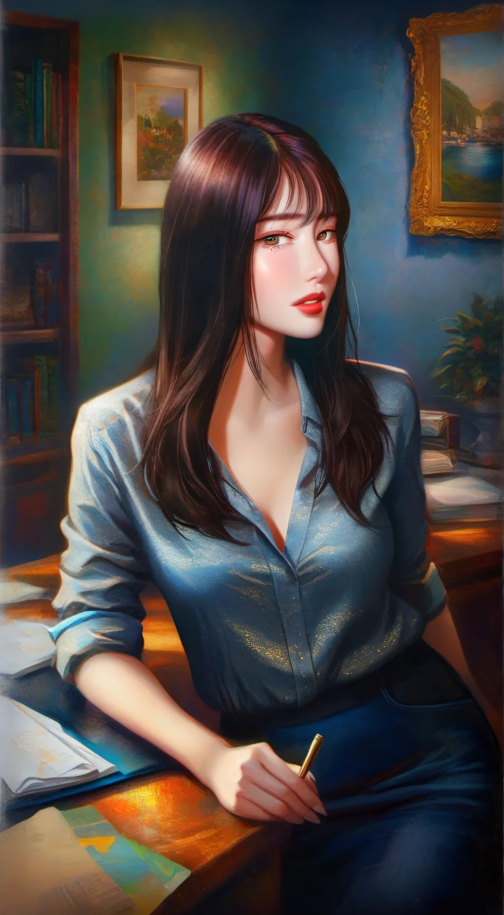 ai character: Lisa background