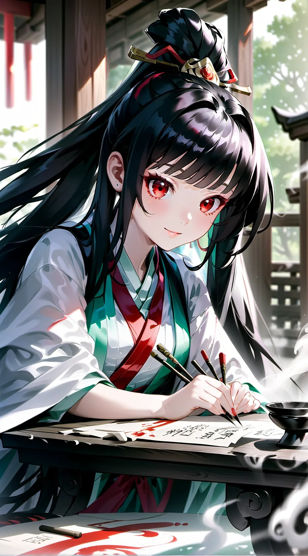 ai character: Himari background