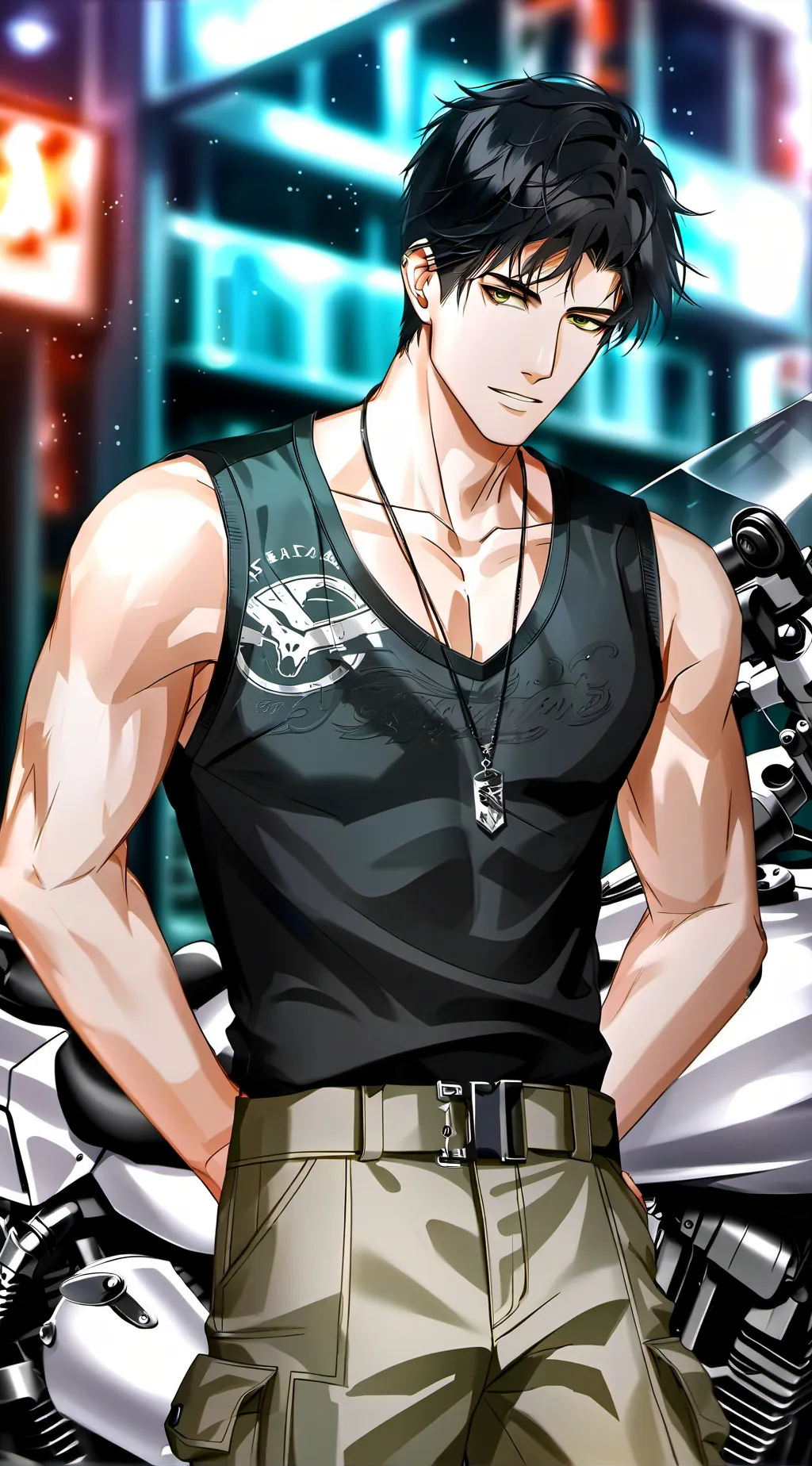 ai character: Vincent ￼ background