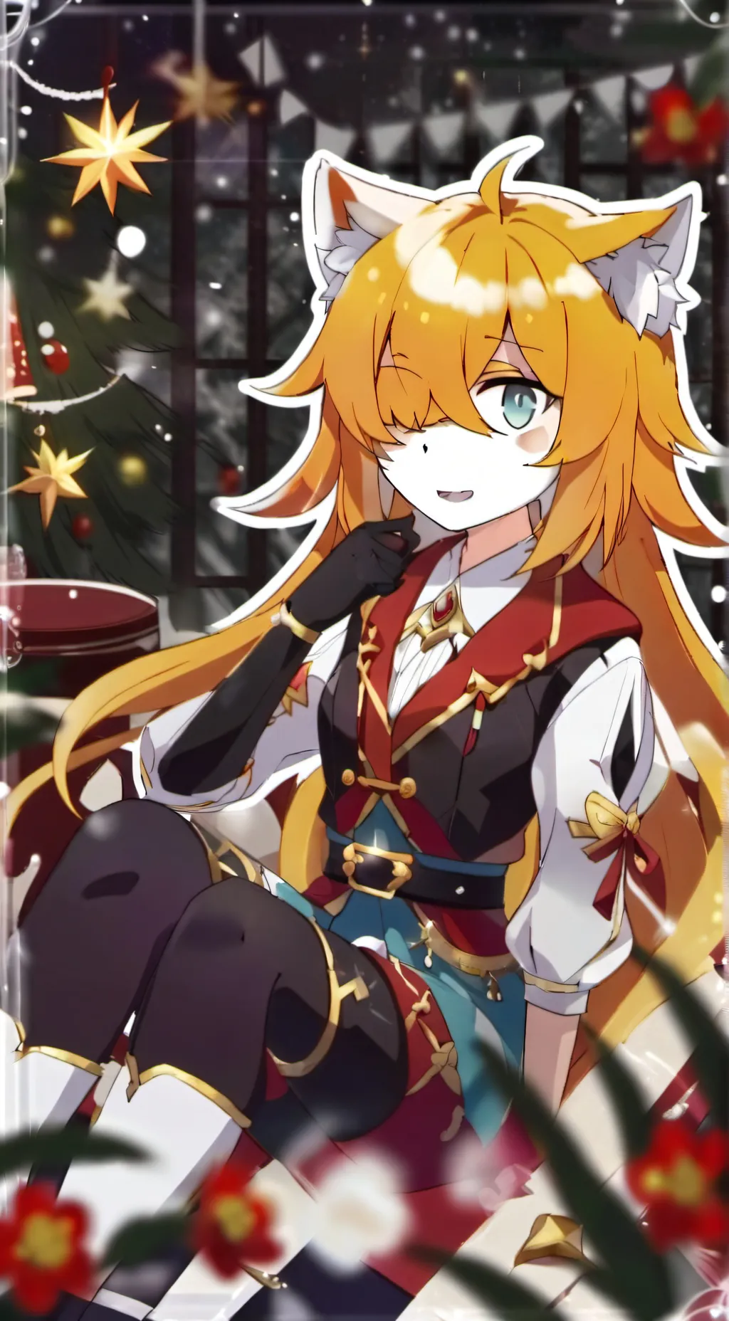 ai character: Миса фпе background