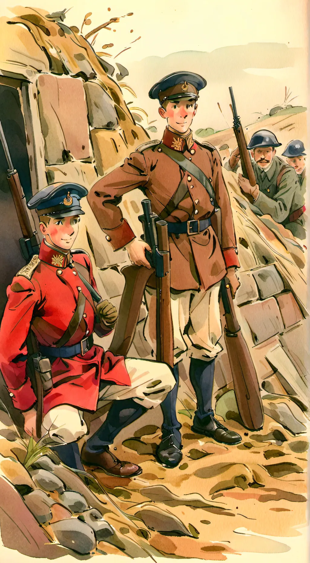 ai character: Battlefield 1. background