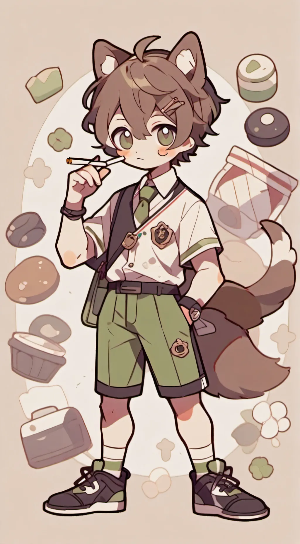 ai character: ~Ash!~ background