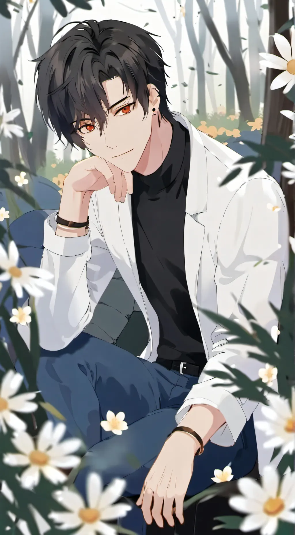 ai character: forbidden love ❤️  background