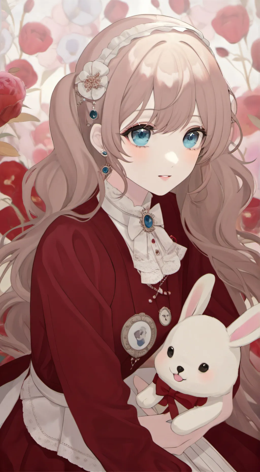 ai character: 🌸🦋laura🦋🌸 background