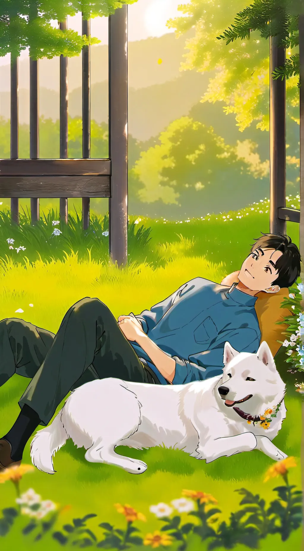 ai character: catnap X dogday background