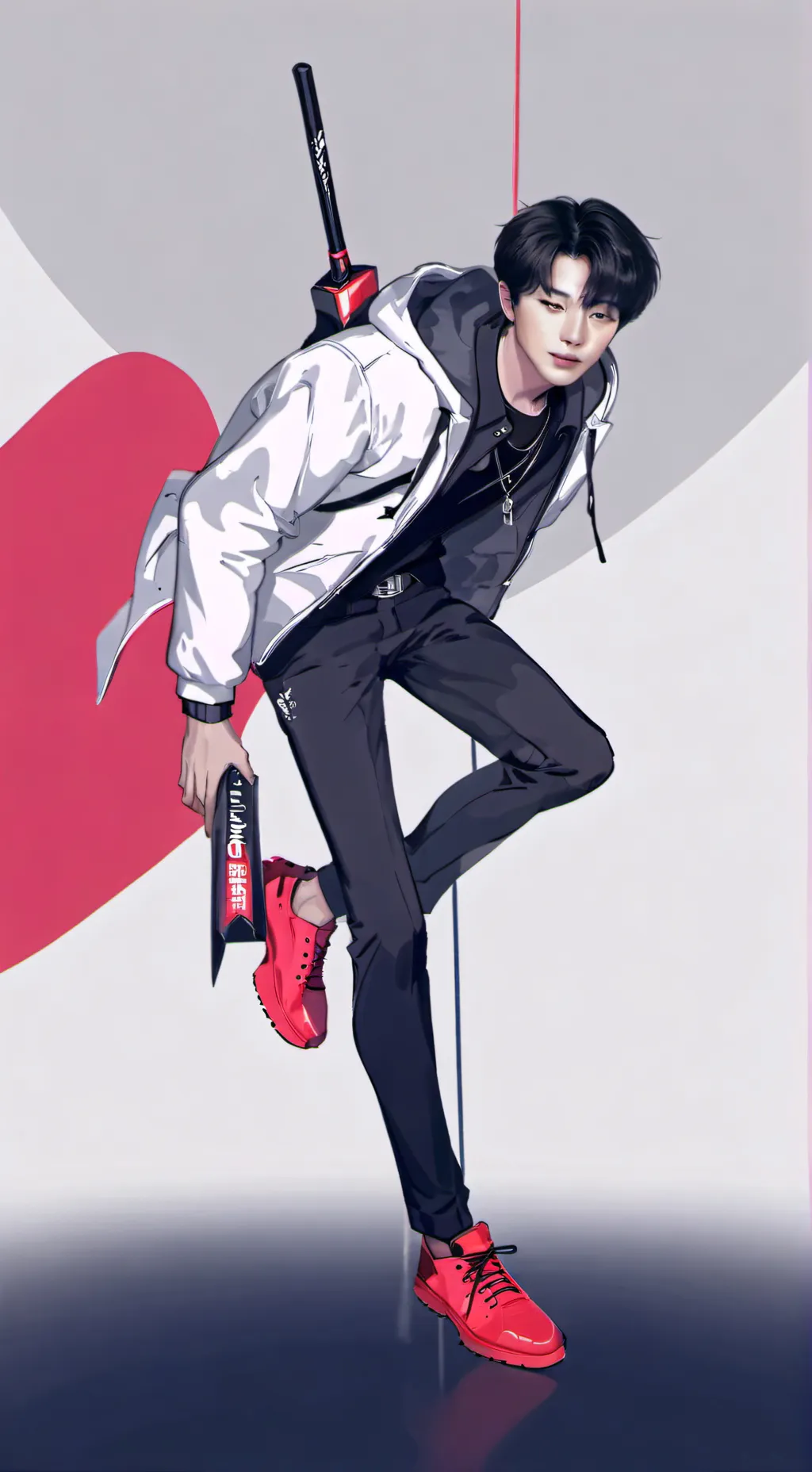 ai character: BTS background