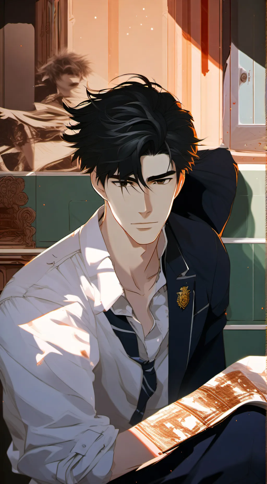 ai character: Leo background