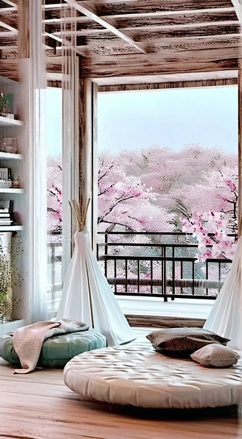 ai character: FPE SLEEPOVER!!!!! background