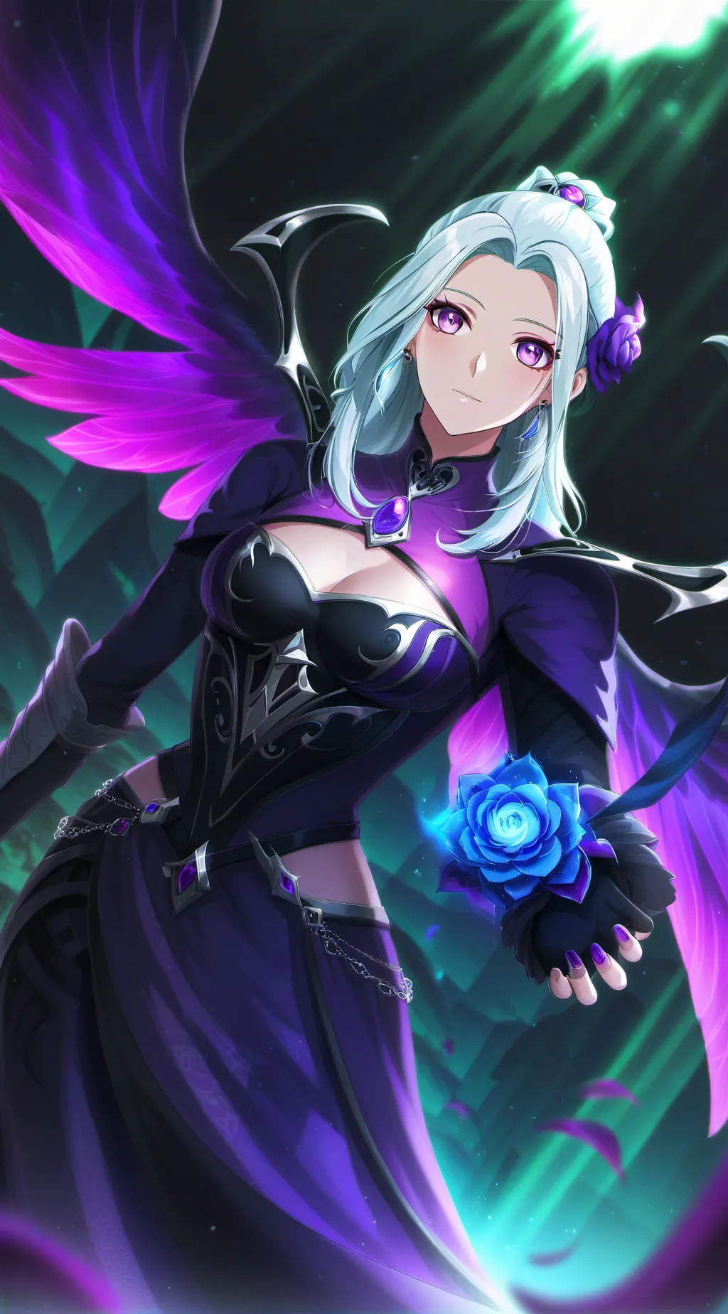 ai character: kny background