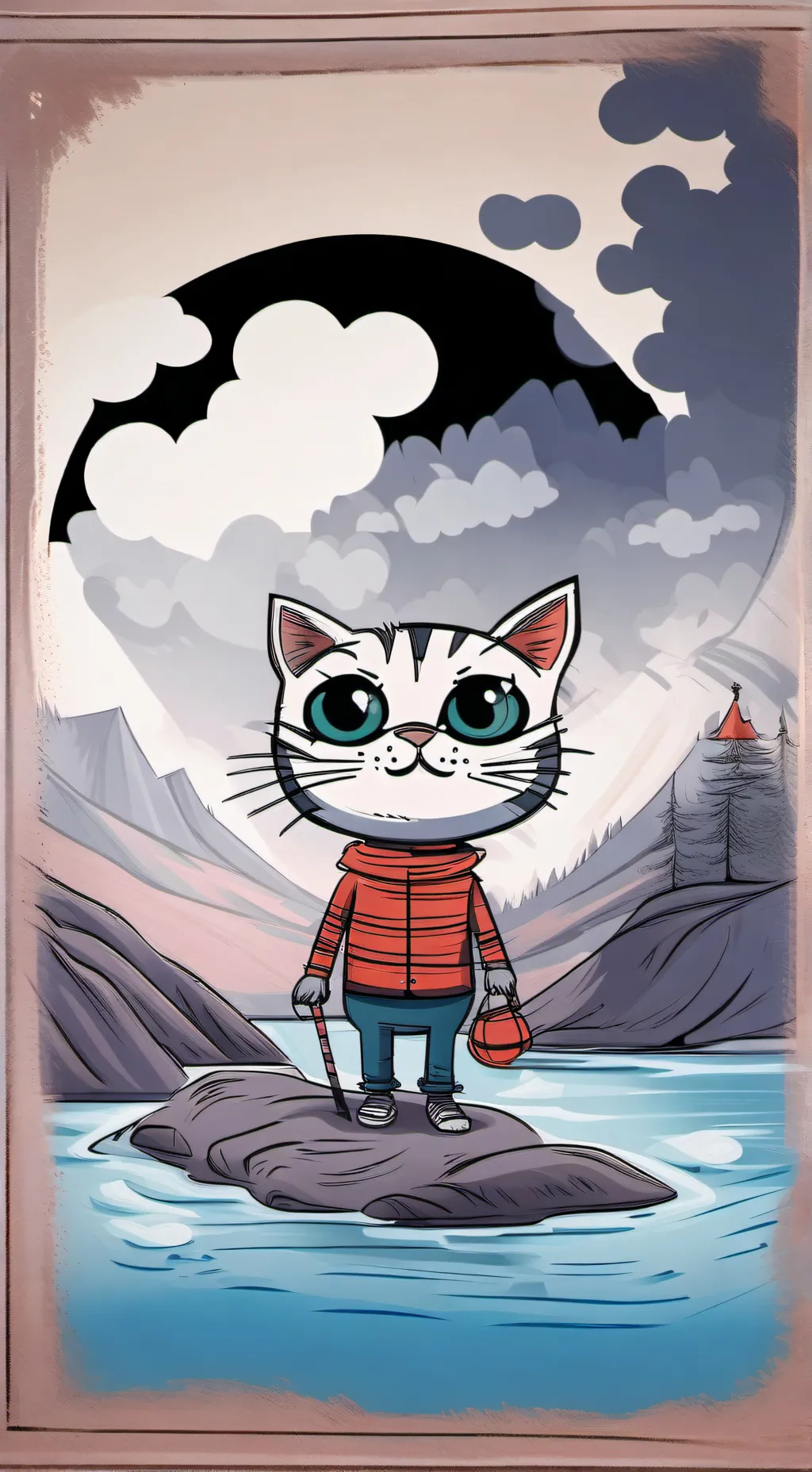 ai character: Wenda background