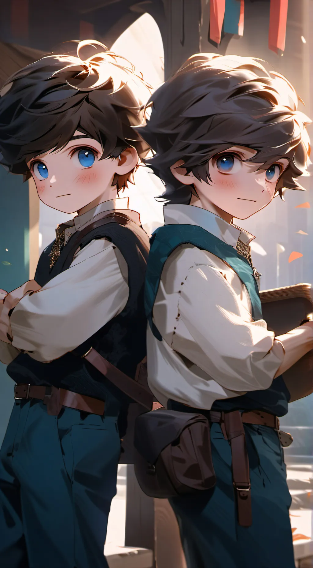 ai character: Adam and Max background