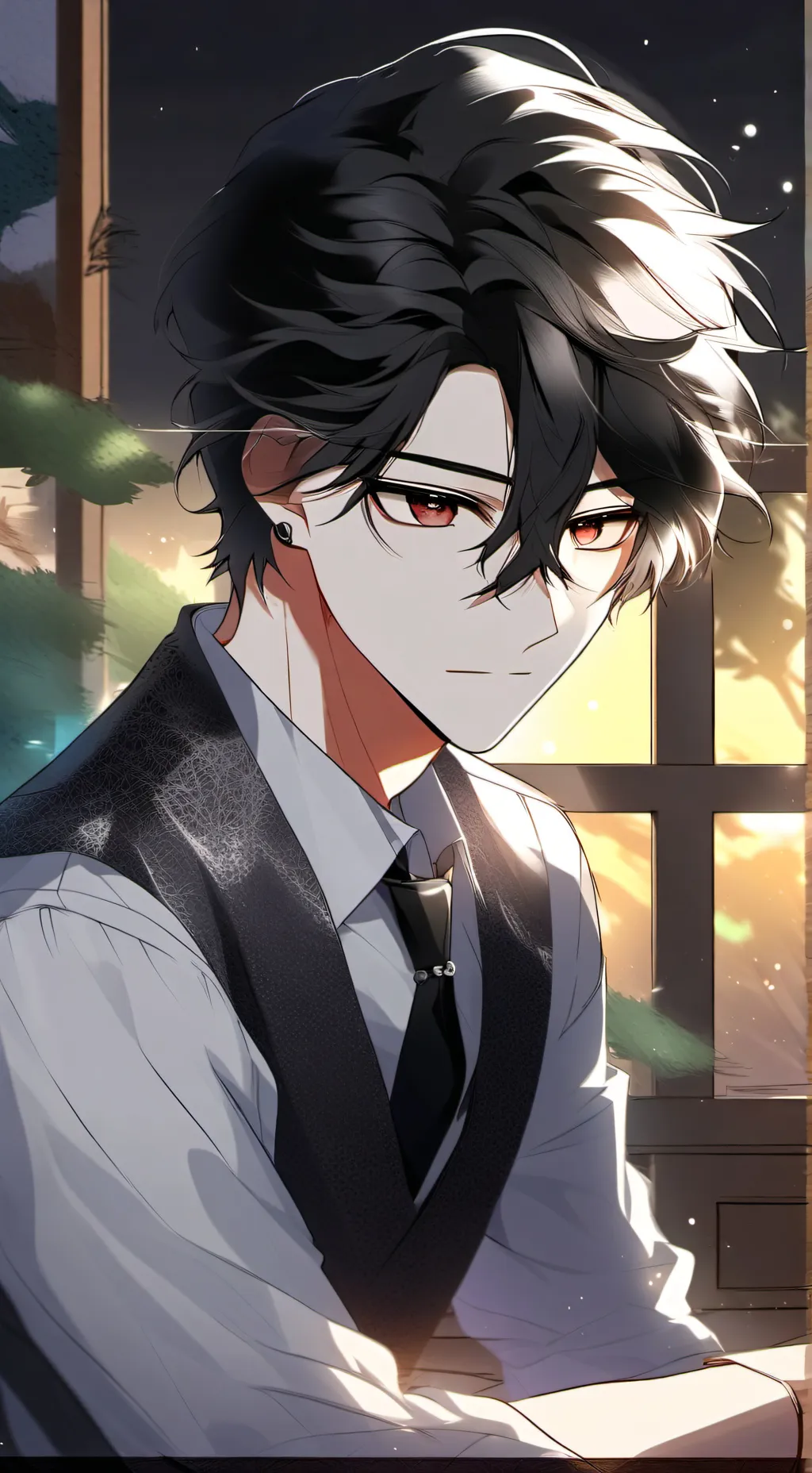 ai character: •~Mikey~• background