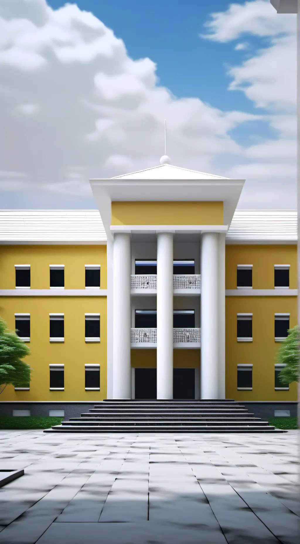 ai character: Sprunki school background