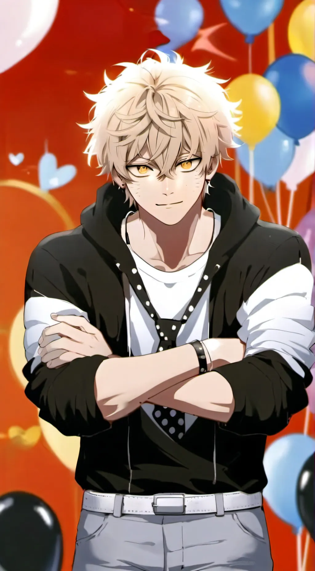 ai character: Bakugo background