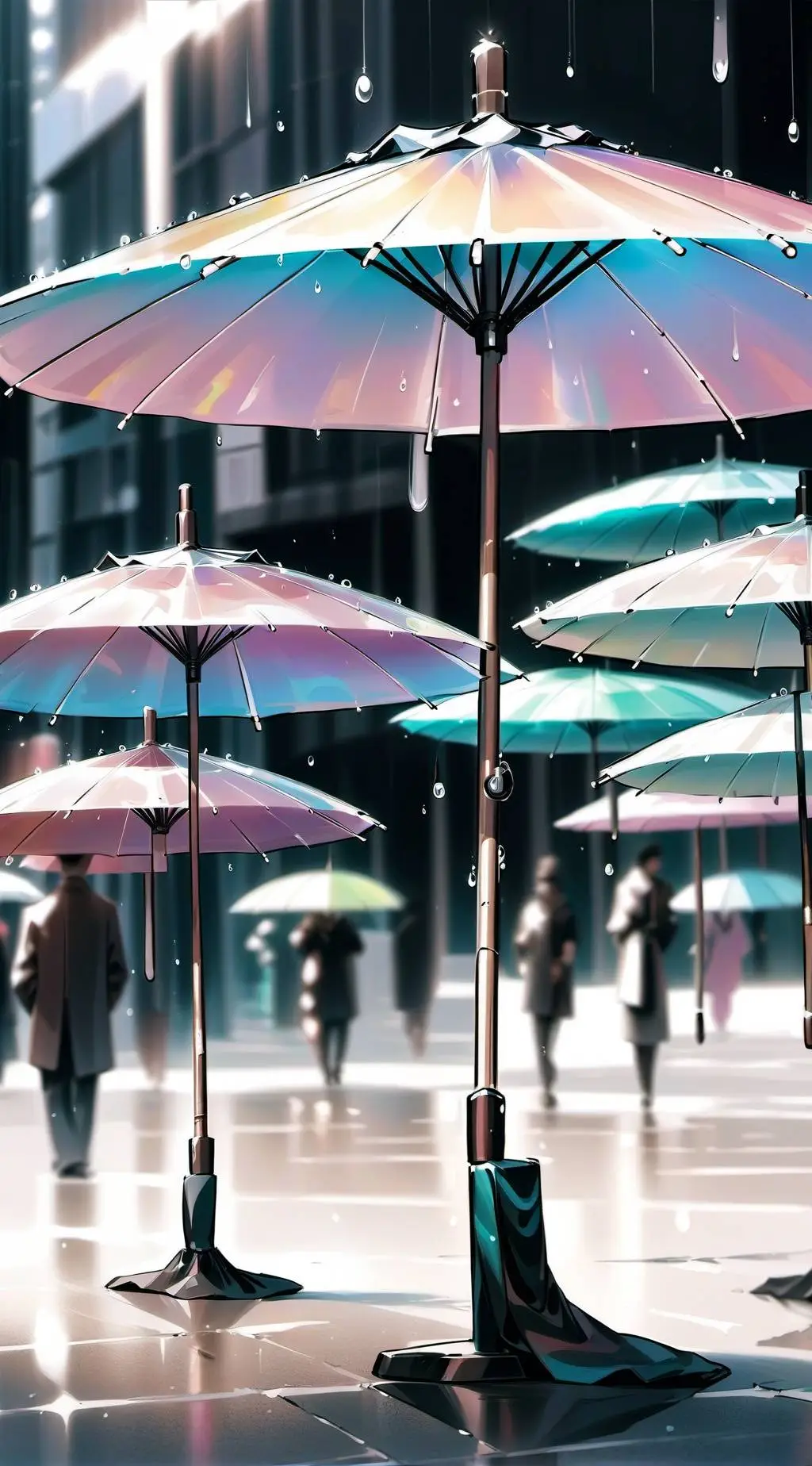 ai character: Umbrella Academy🌂 background