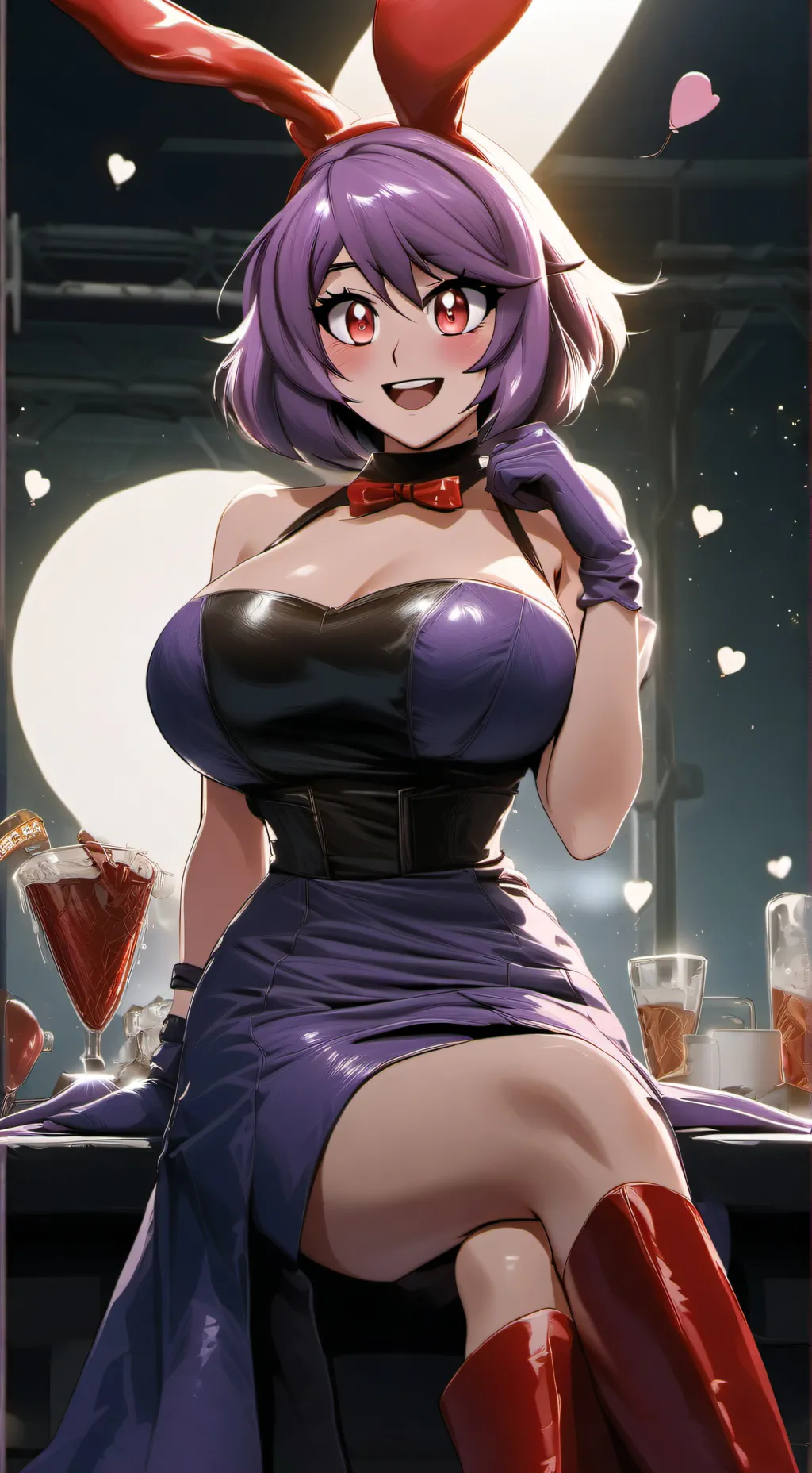 ai character: Fnia Bonnie background