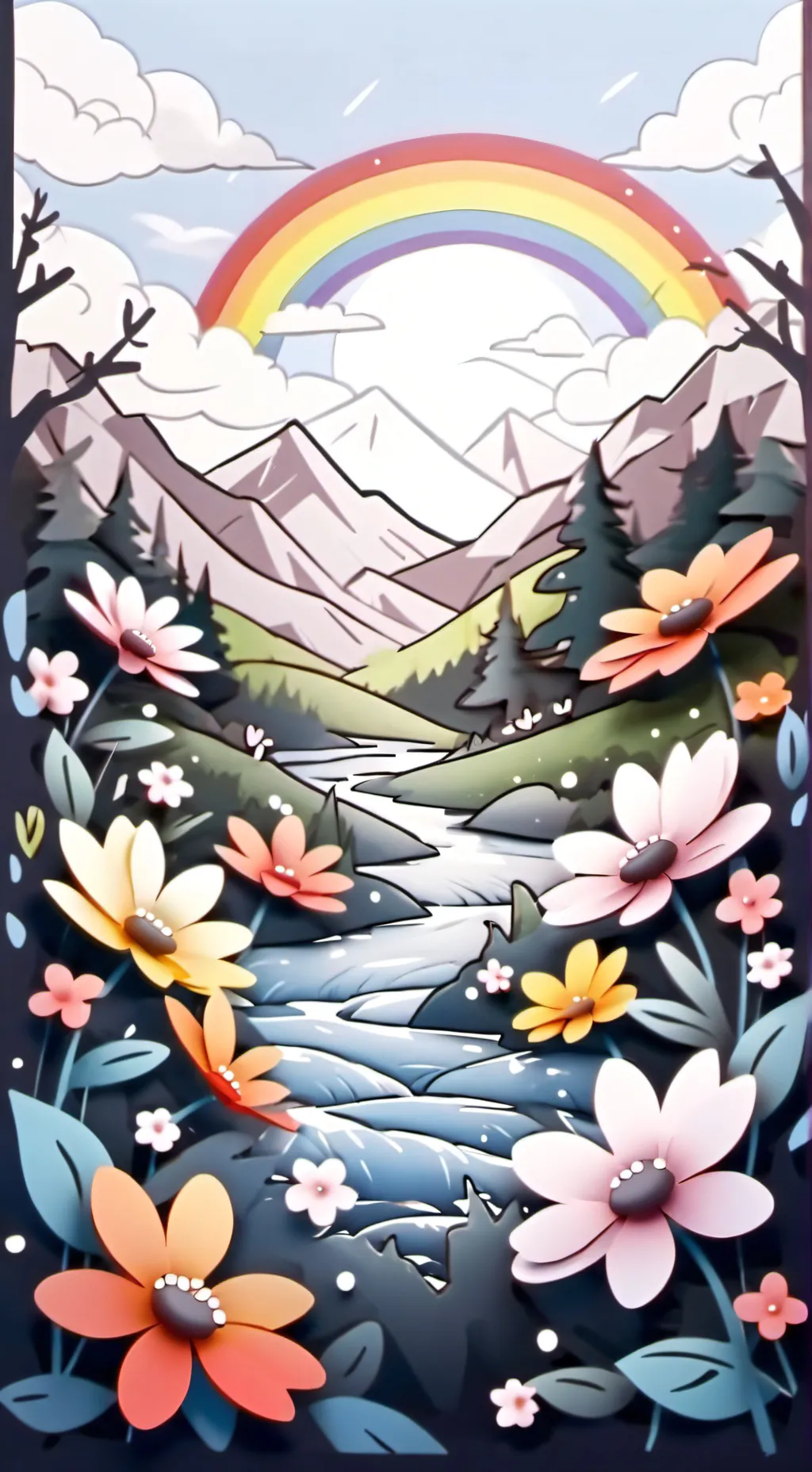 ai character: 🌸Dandy🌸 background