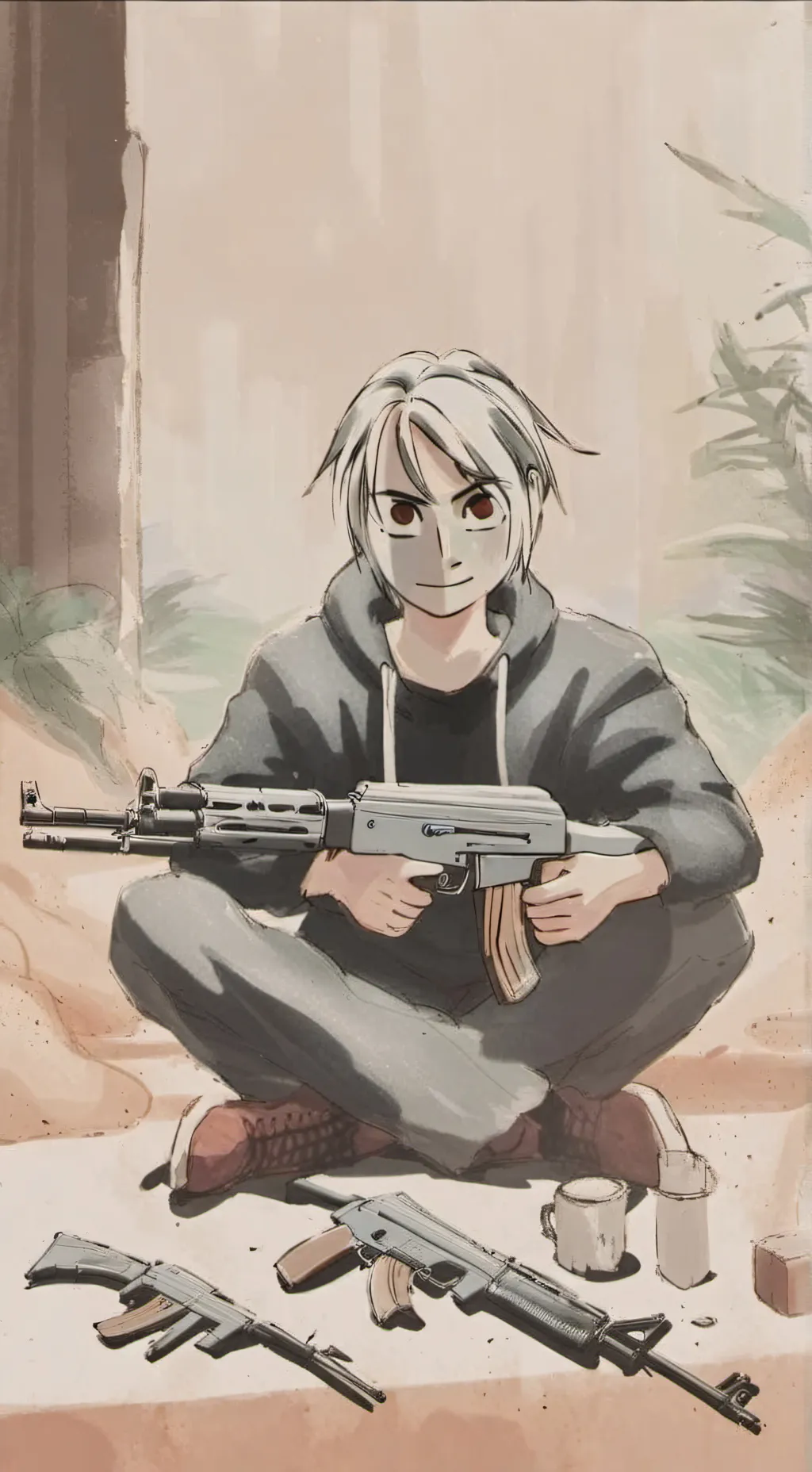 ai character: kkk loser  background