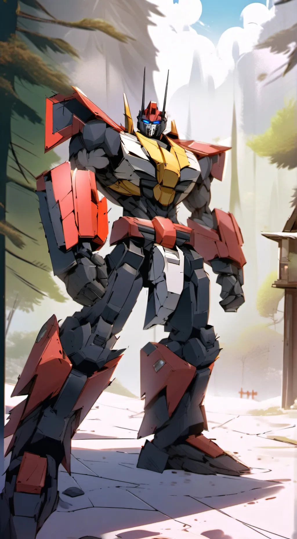 ai character: Transformers background