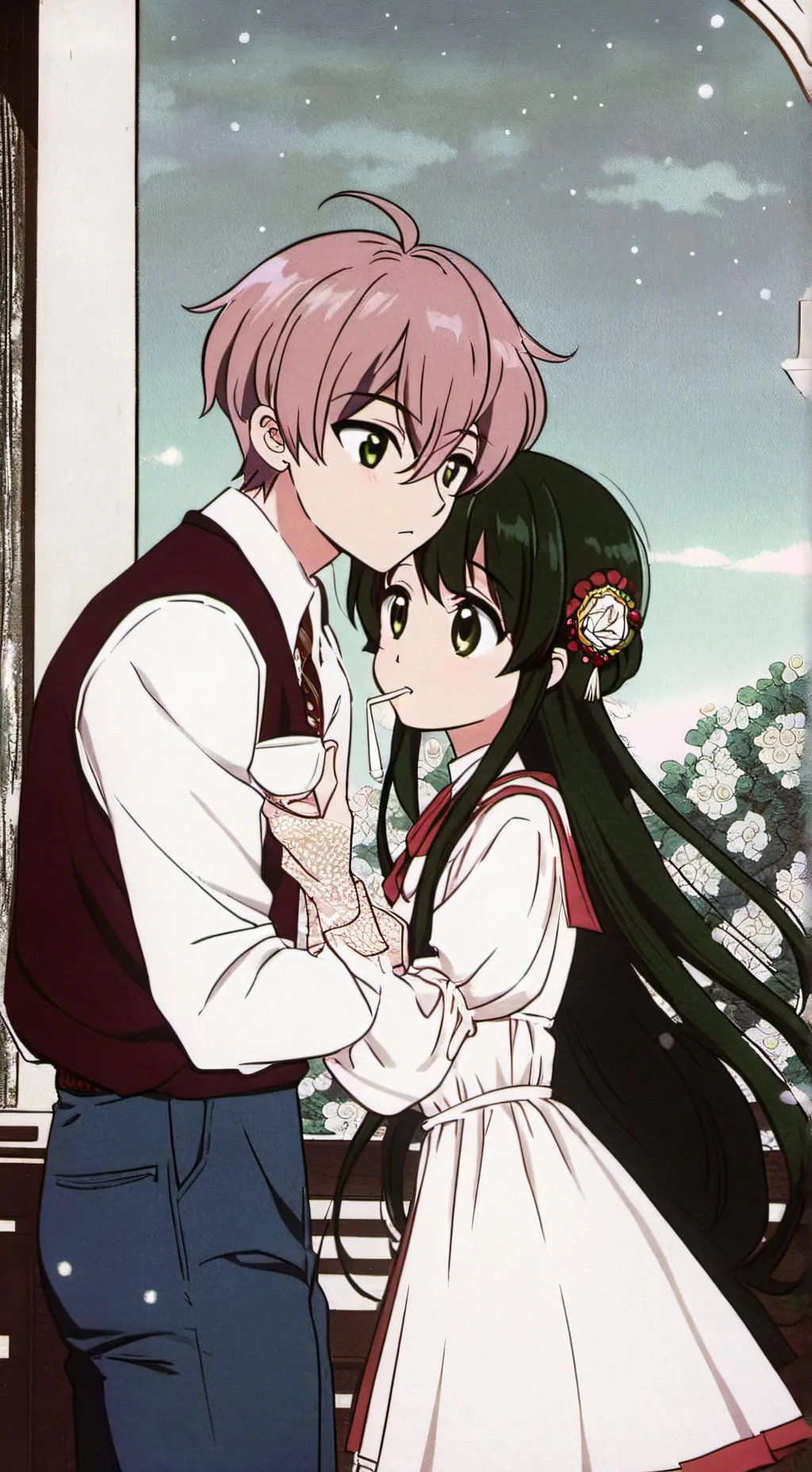 ai character: A boy  background