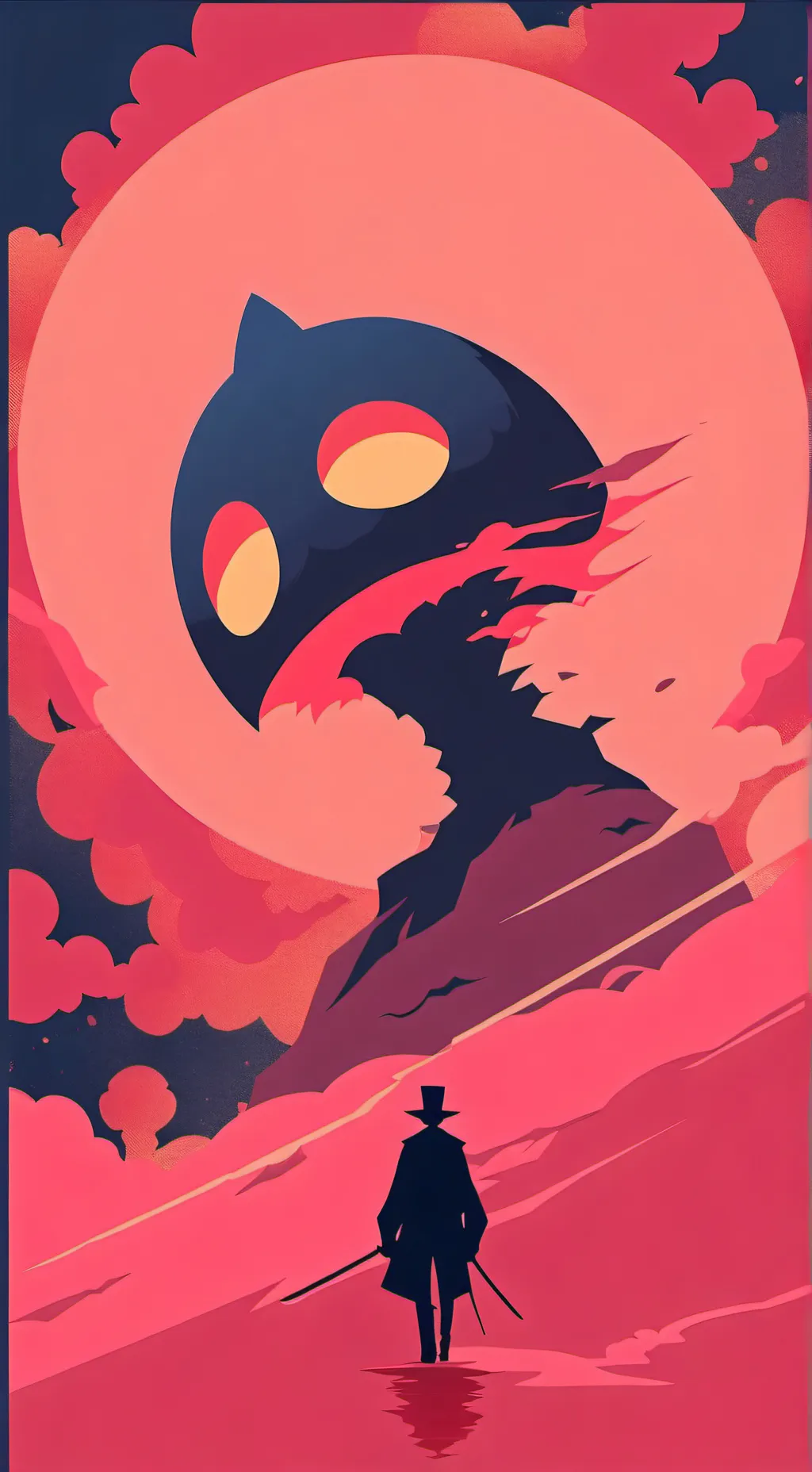 ai character: DW X SN background