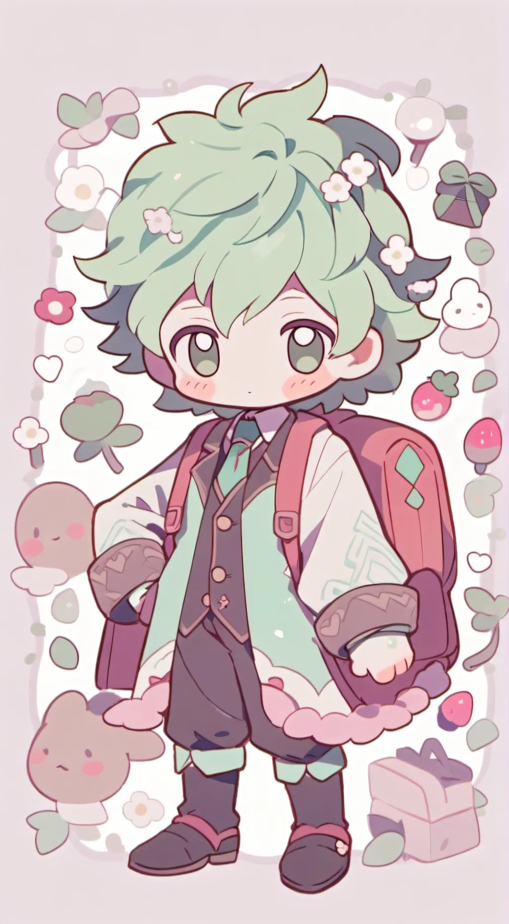 ai character: lighty background