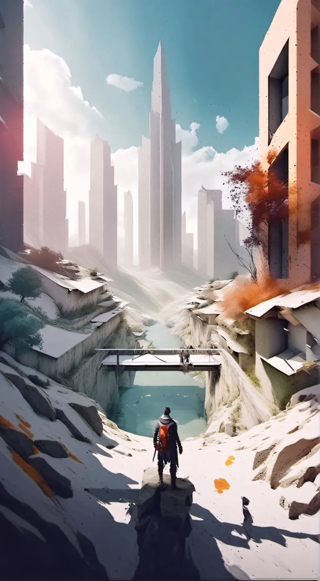 ai character: пост ап background