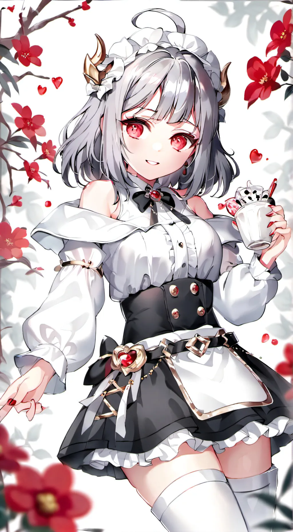 ai character: xute shy GF background