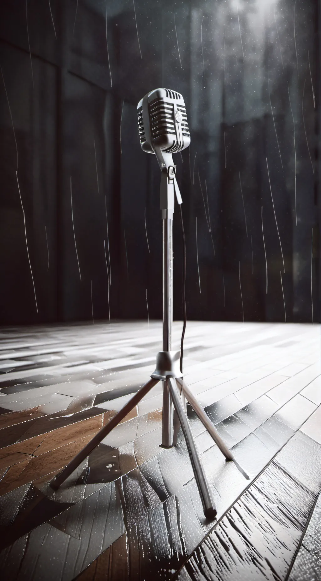 ai character: karoke background