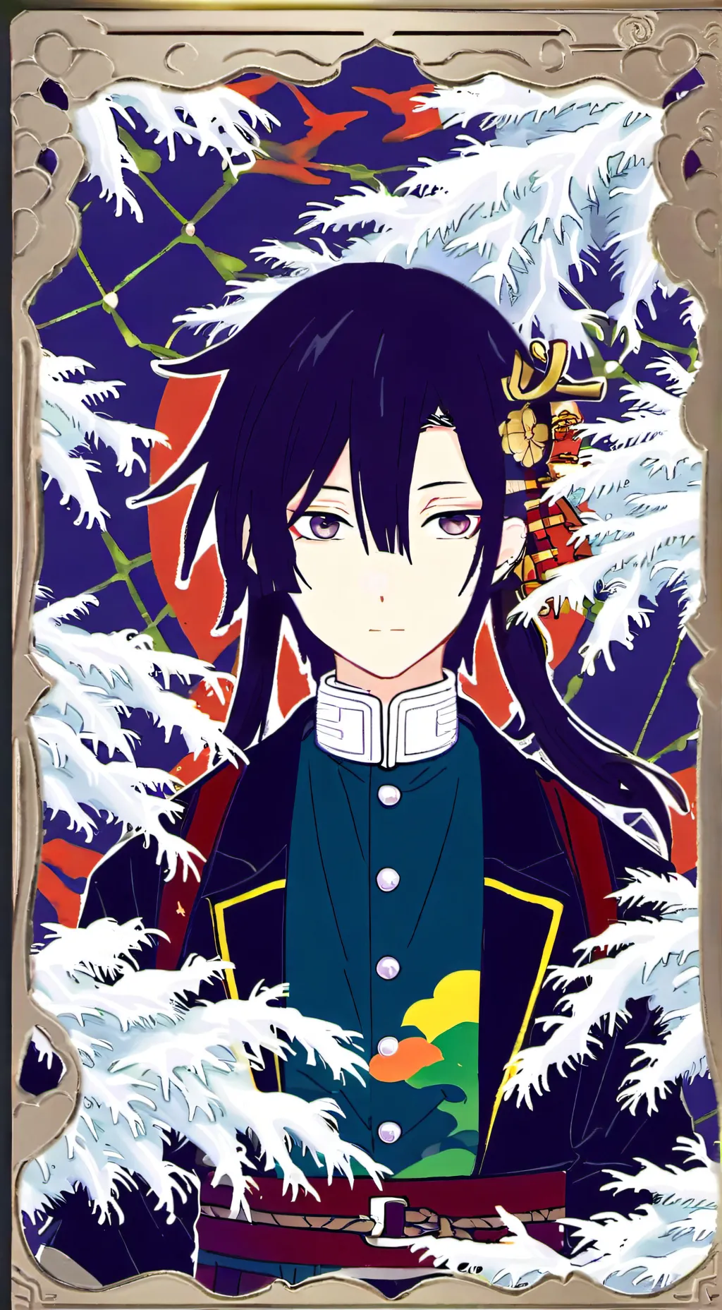 ai character: Sanemi Shinozugawa background