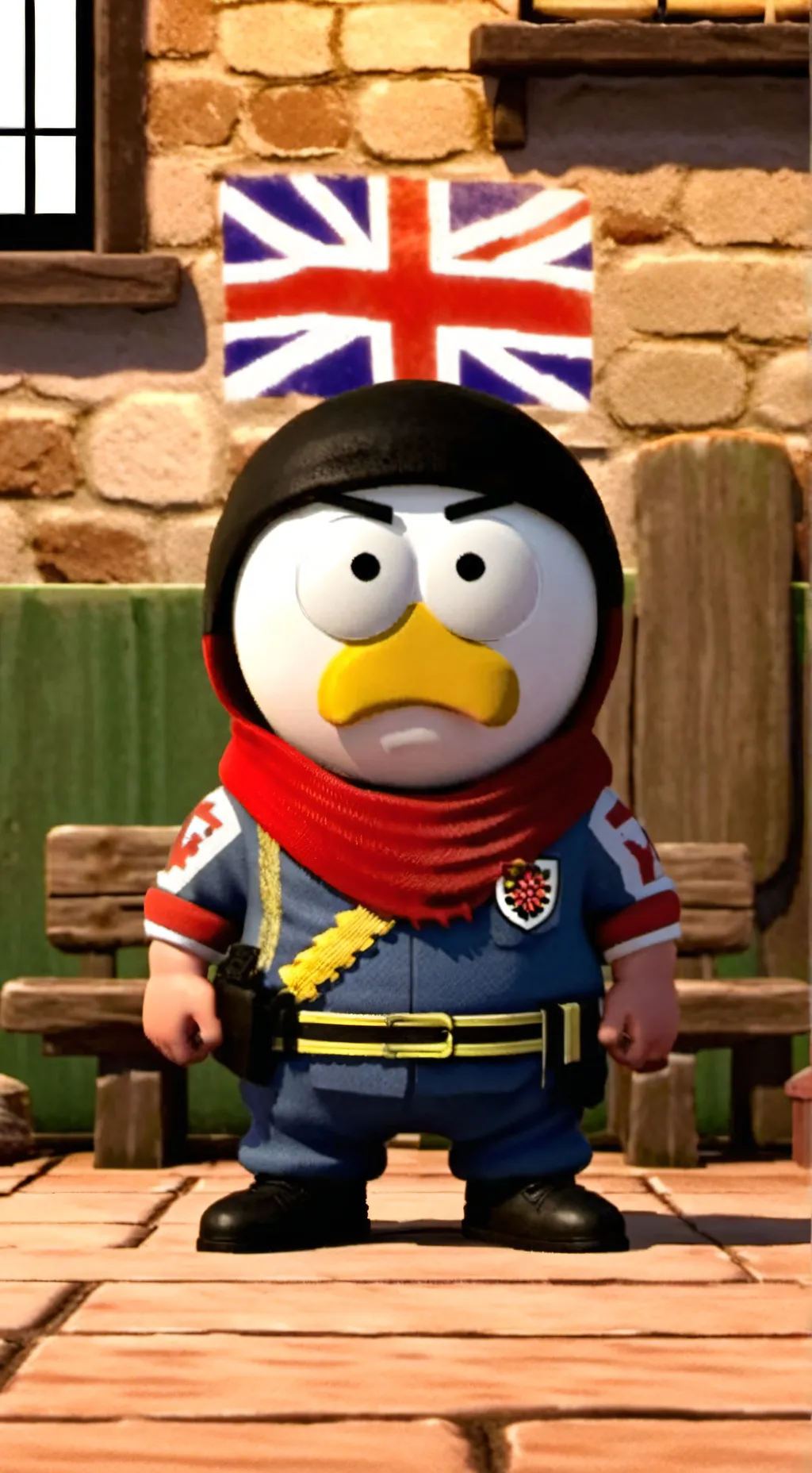 ai character: Engaland mad at u background