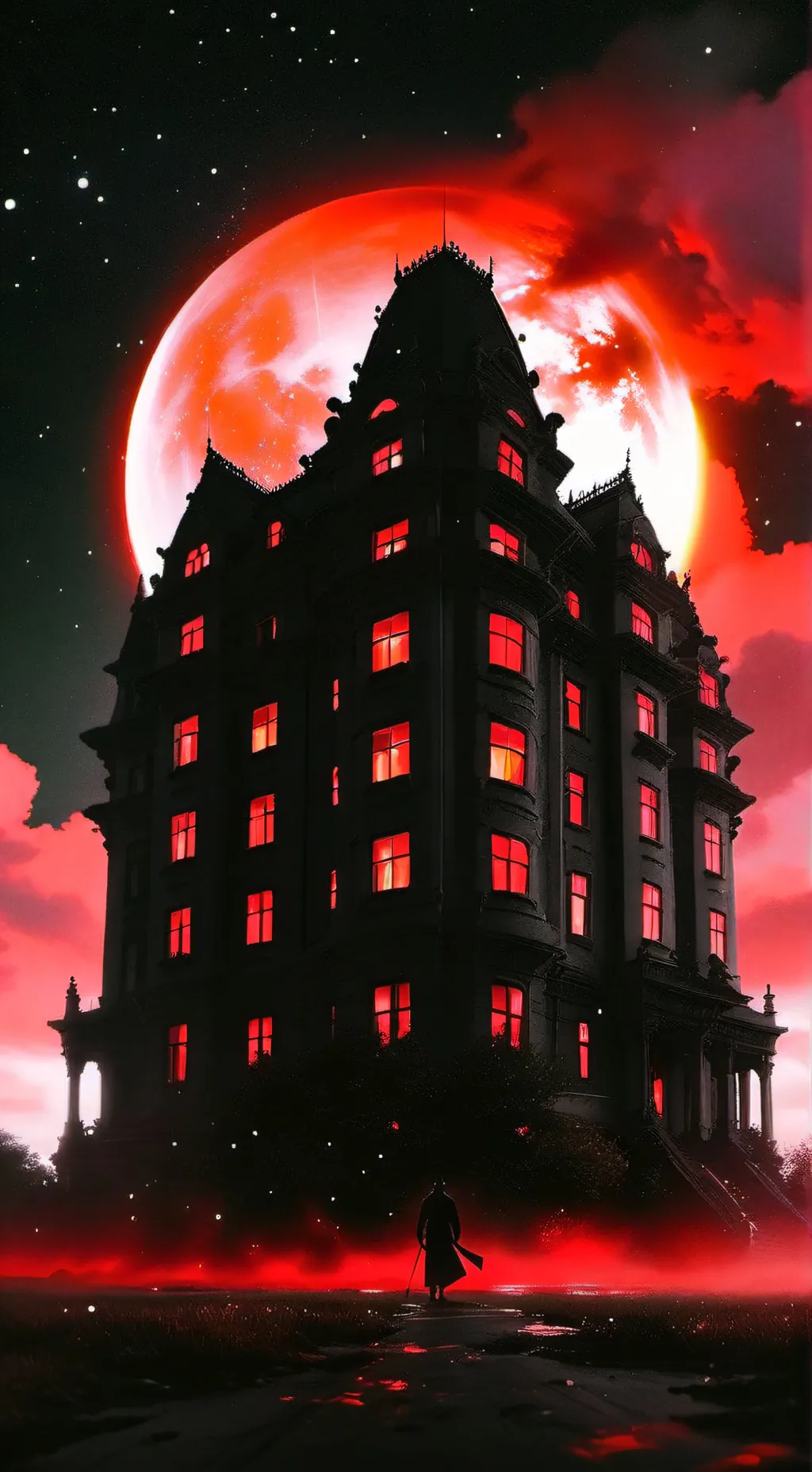 ai character: Hazbin hotel background