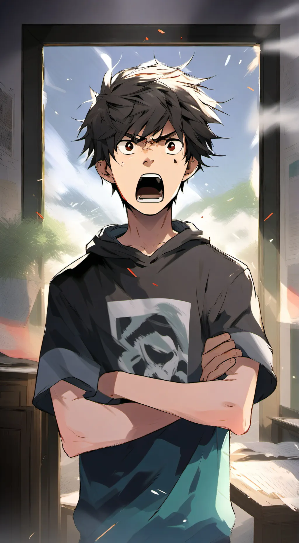 ai character: jackson  background