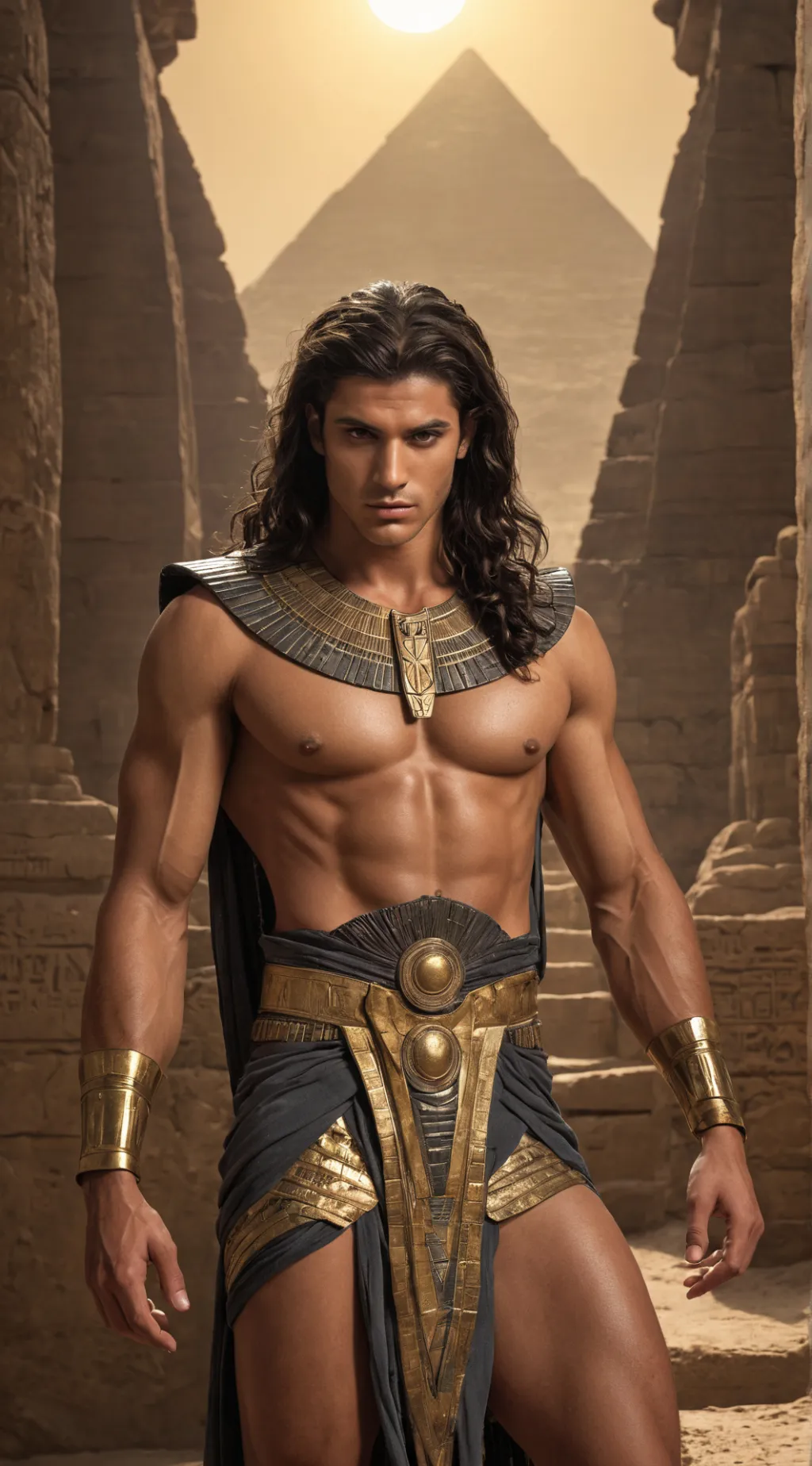 ai character: Ramsés II  background