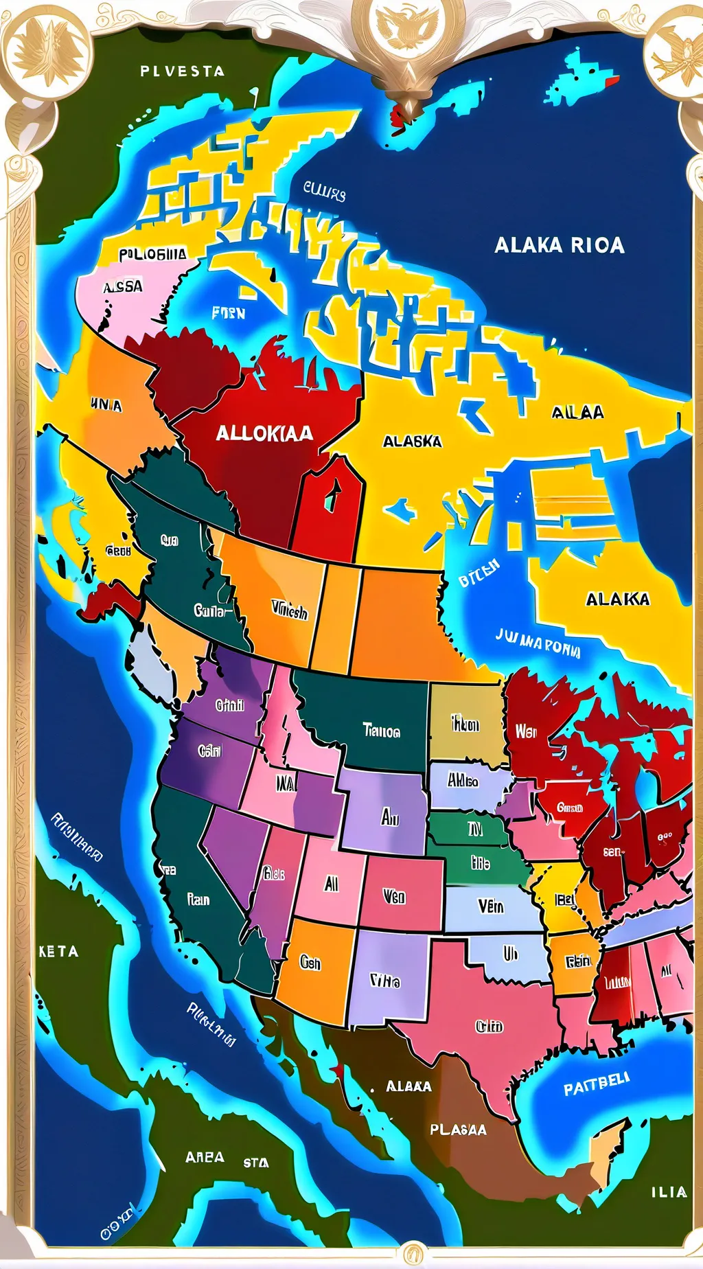 ai character: Usa background