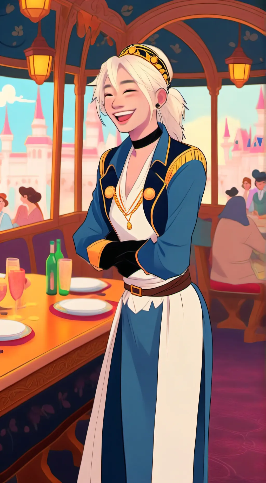 ai character: straykids  background