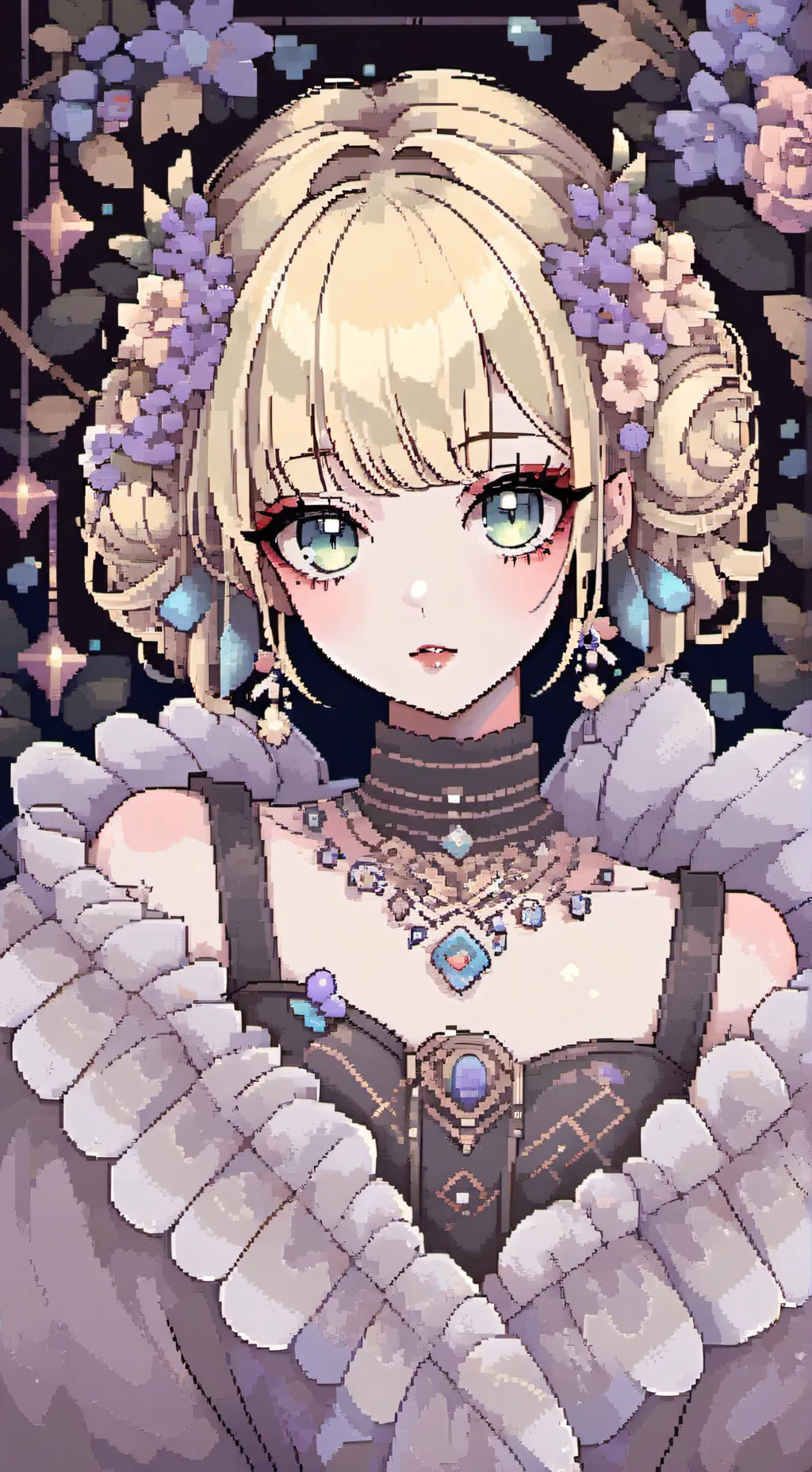 ai character: Rose background
