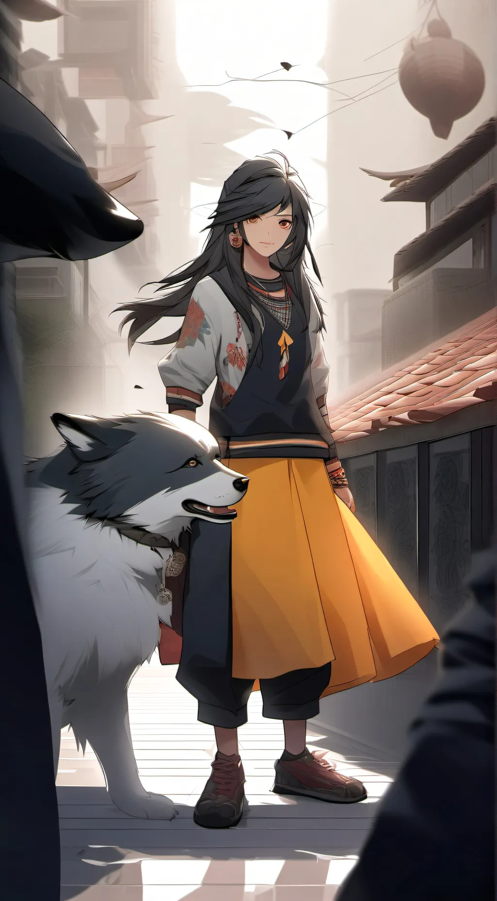 ai character: chica loba background