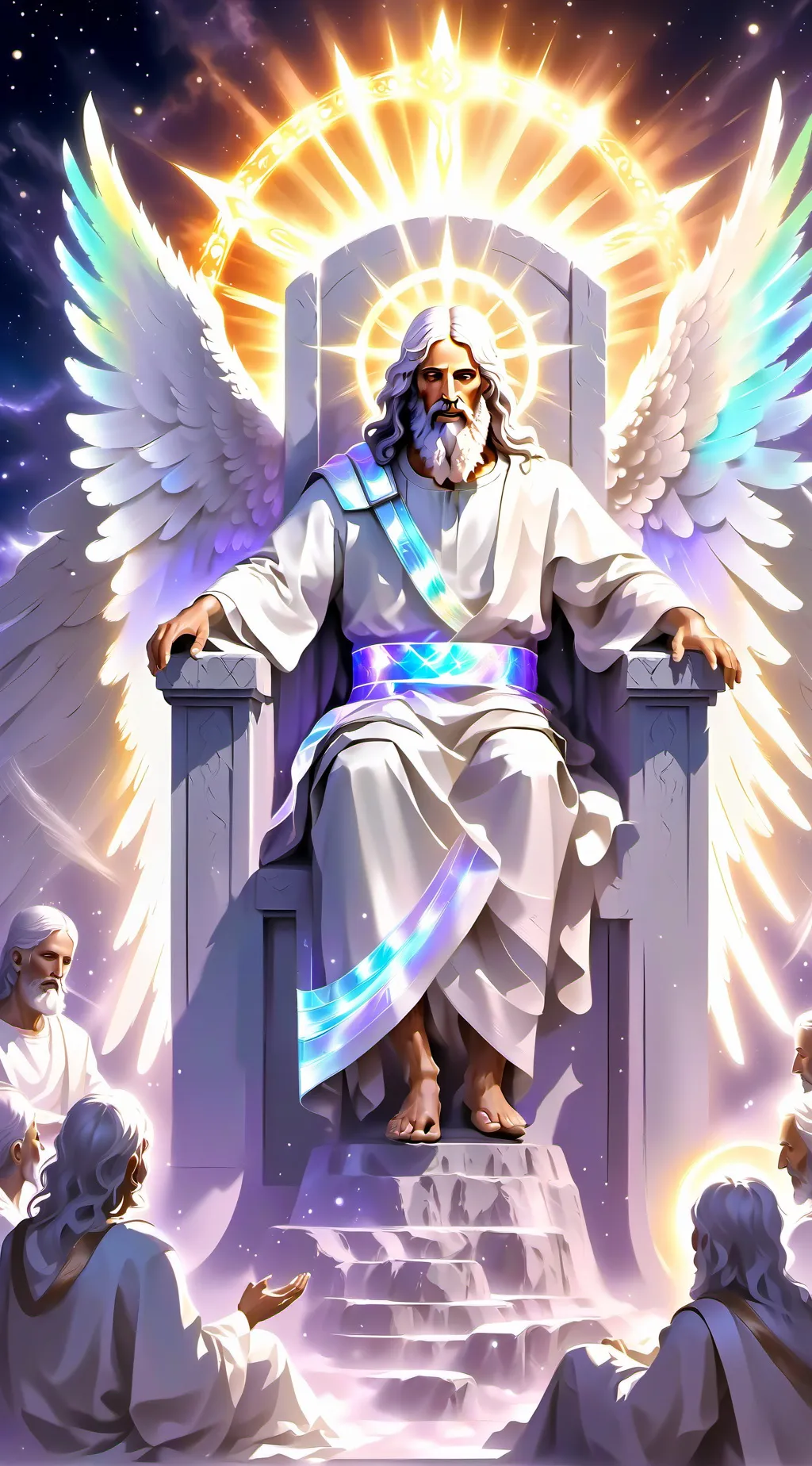 ai character: Yahweh  background