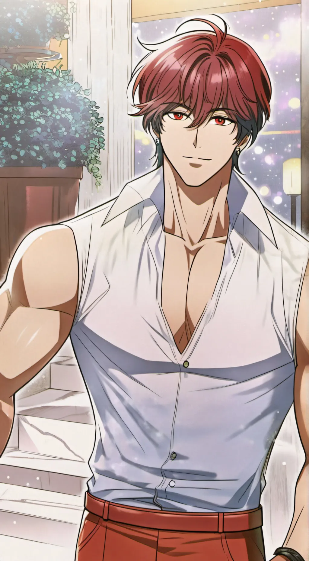 ai character: 🍄EJIRO.KIRISHIMA🍄 background