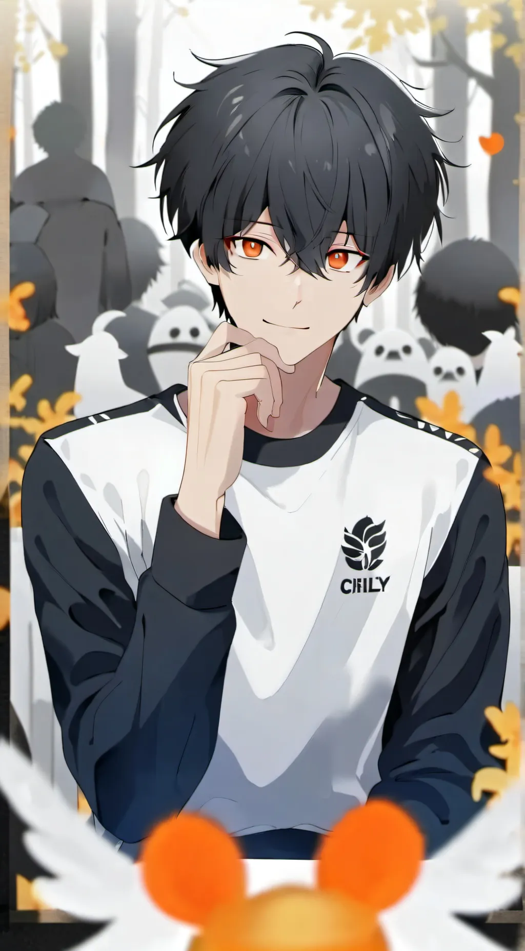 ai character: Valentino  background