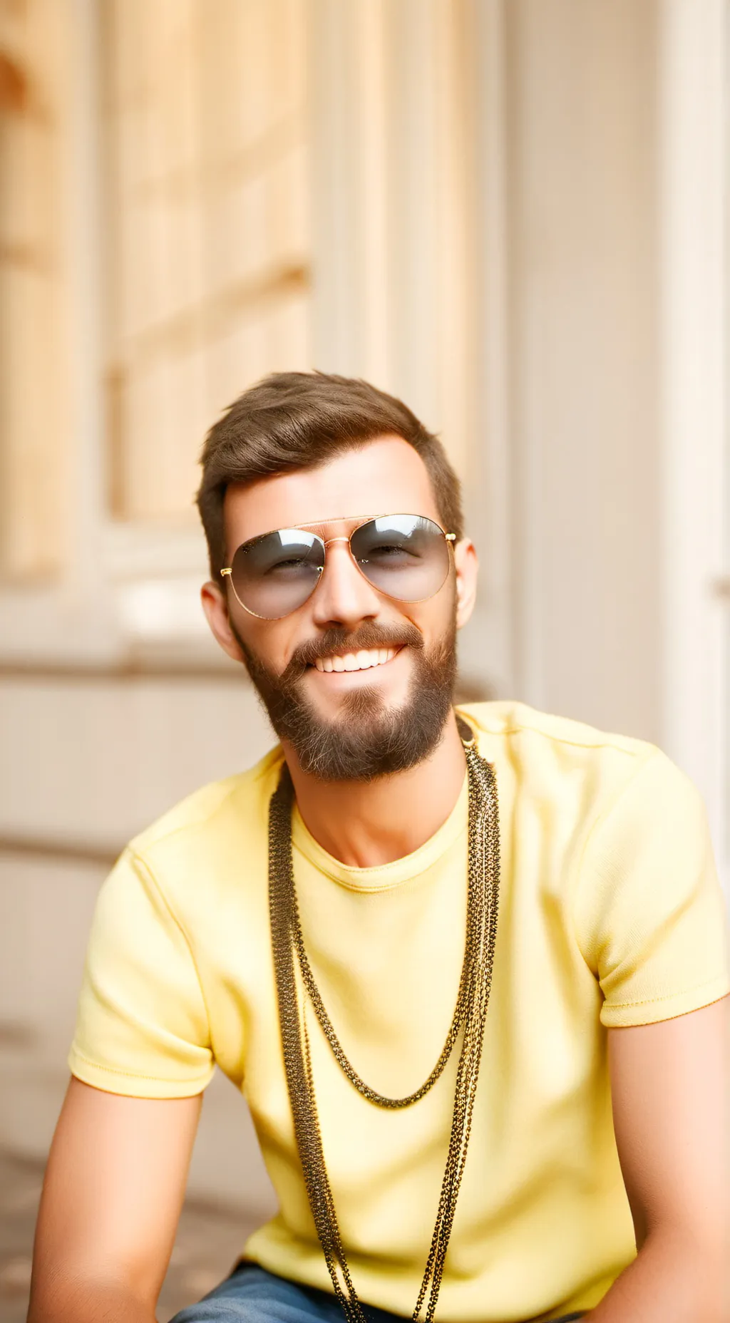 ai character: chill guy background