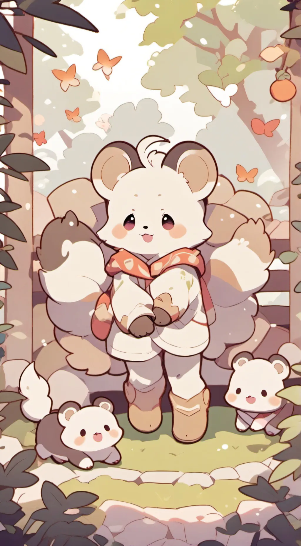 ai character: Cosmo x sprout background