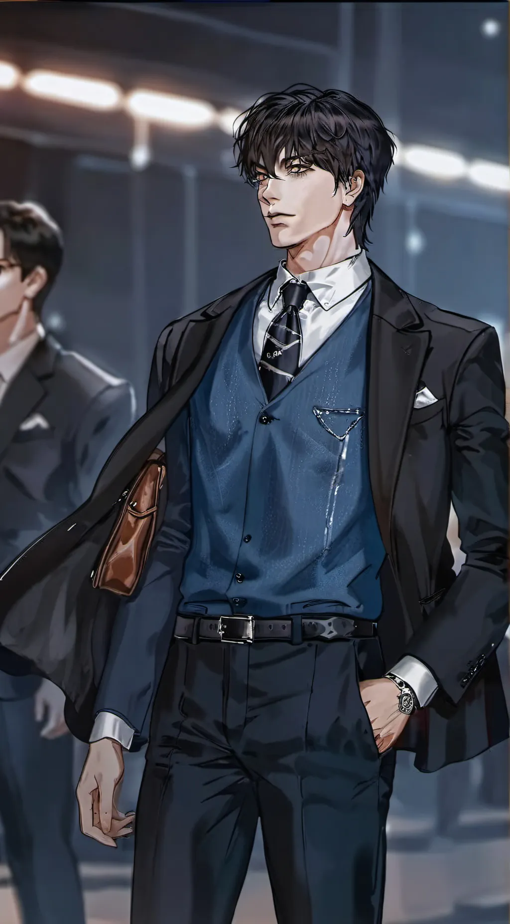 ai character: louis connor background