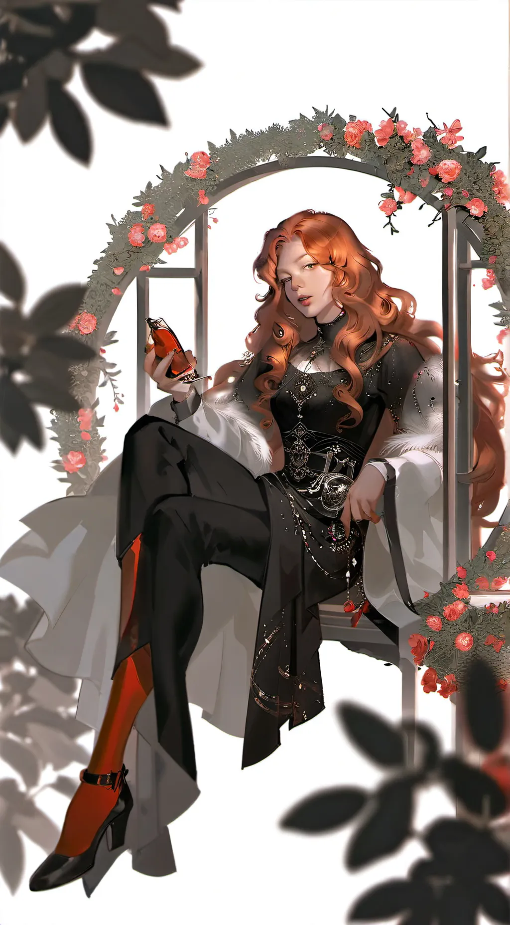 ai character: Настик background