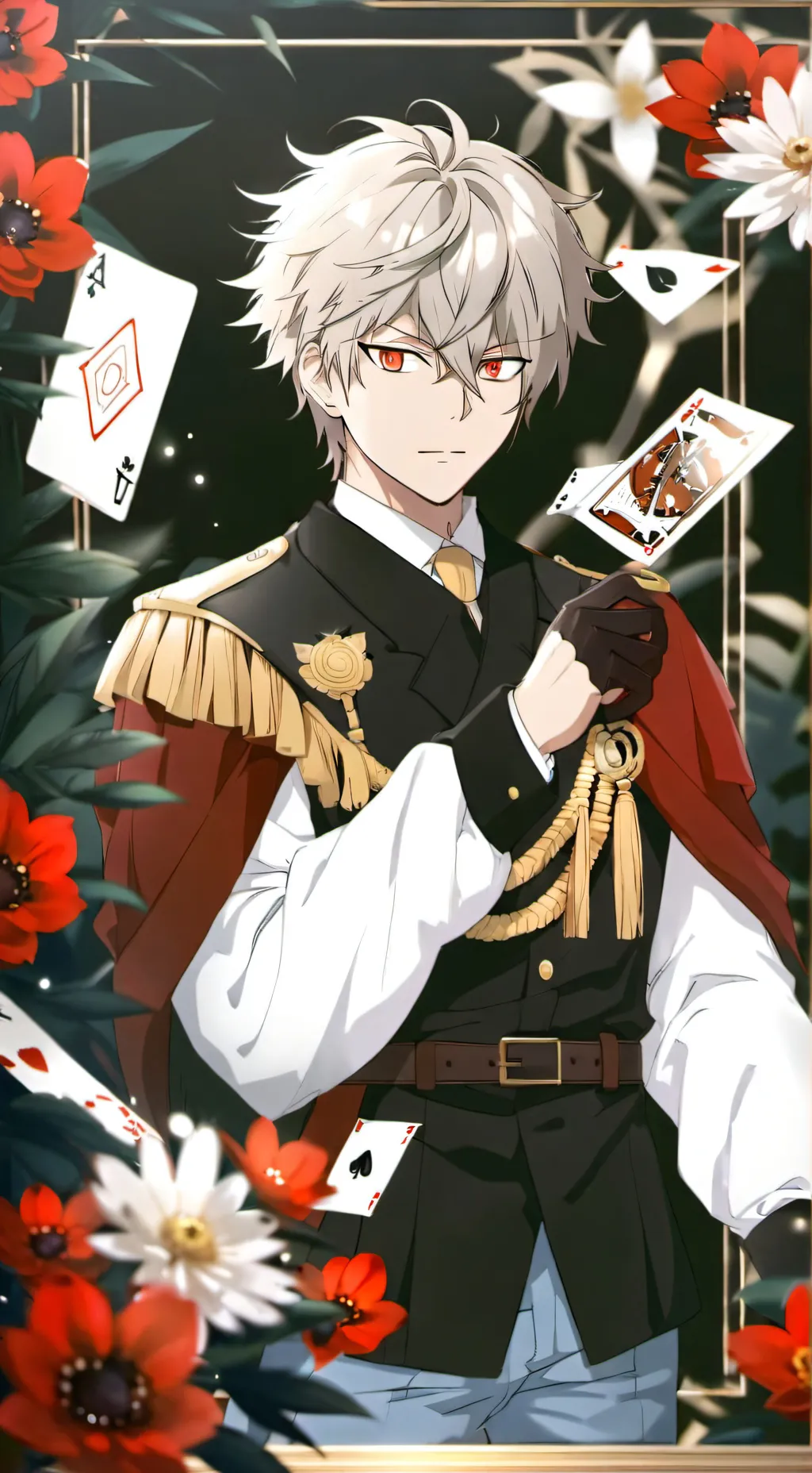 ai character: bakugo mha background