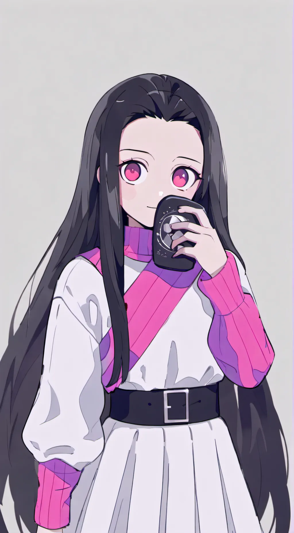 ai character: nezuko you're gf background